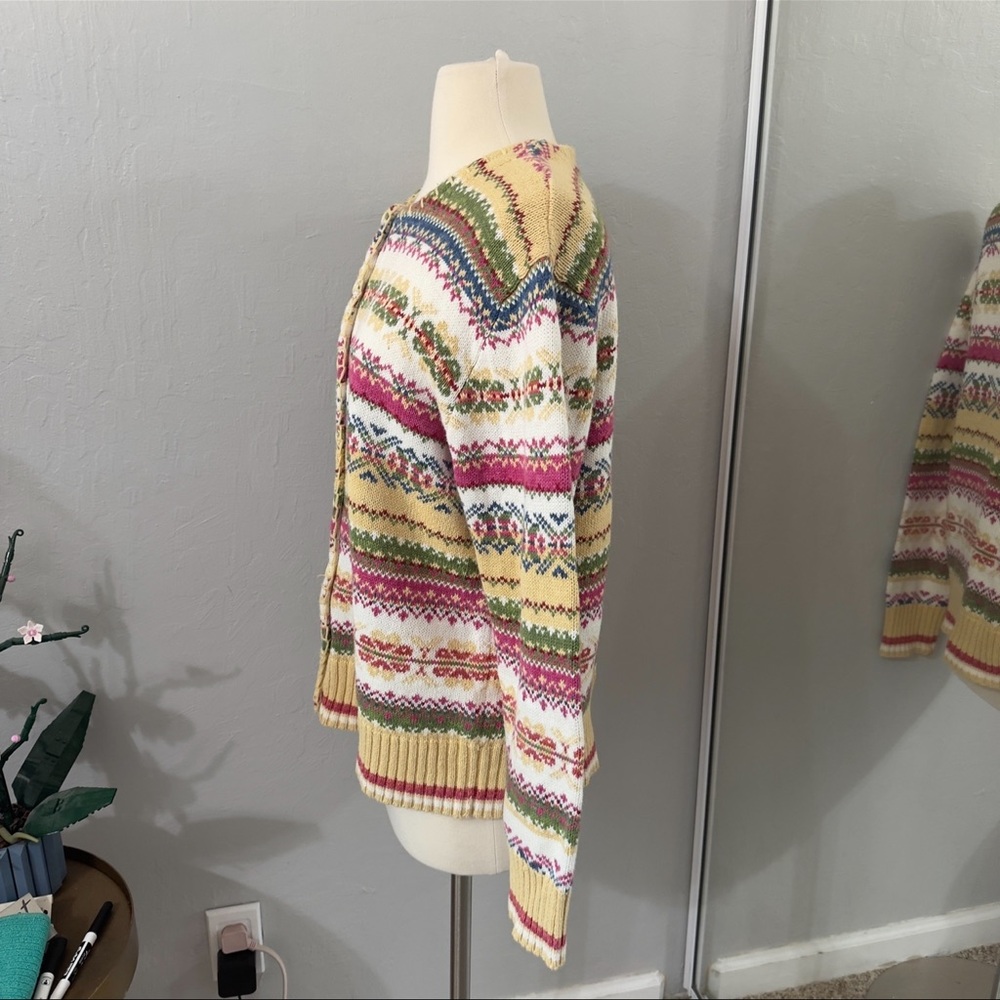 Adorable Vintage Button Down Sweater - Picture 5 of 9